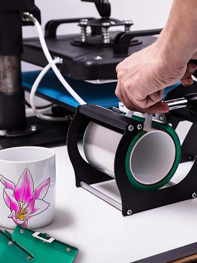 Transfer Mug Holder Multipurpose Safe Durable Silicone Heat Press Mug Clamp