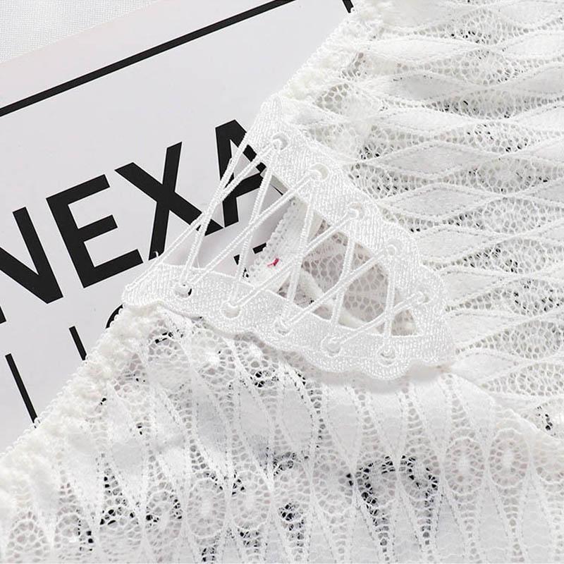 Panties Women Lace Underwear Sexy Low-Waist Briefs Hollow Out G String Underpant Soft Transparent Female Lingerie