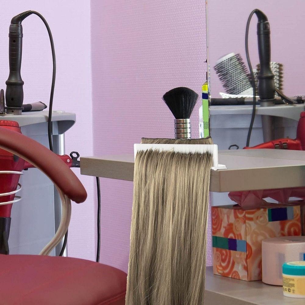 Porta extension per capelli leggero Appendi extension in acrilico Espositore per extension Processo di styling dei capelli