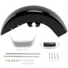 Motorcycle Front Fender Assembly with Tip Light Trim For Harley Touring Road King Electra Glide Street Road King Glide 2014-up