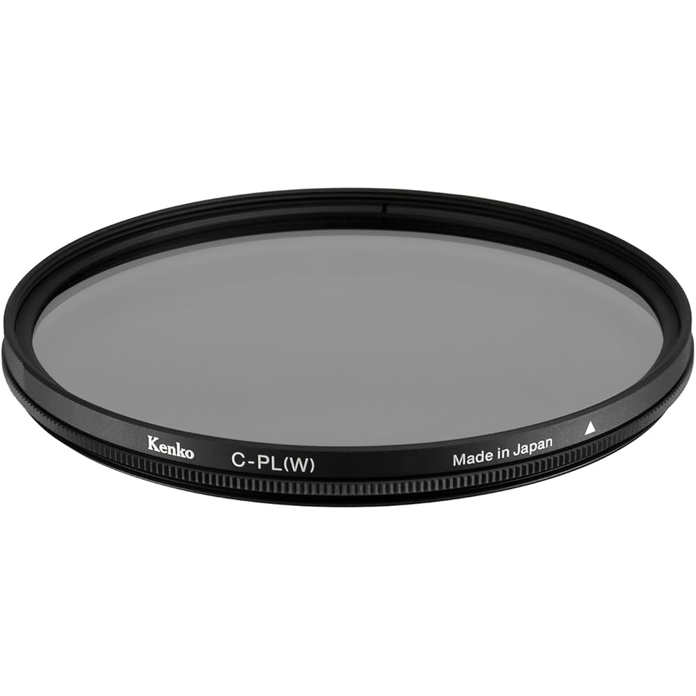 Kenko PL Filter Circular PL(W) 43mm for Contrast and Reflection Adjustment, Slim Frame, 443149