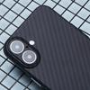 X-LEVEL For iPhone 16 Plus Case Carbon Fiber Texture Hard PC Phone Cover Anti-Shock