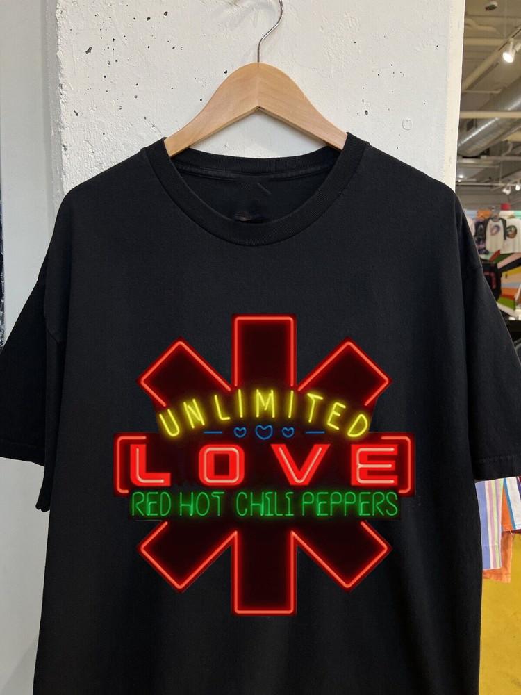 

Red Hot Chili Peppers Unlimited Love T Shirt Full Size S-5XL Unisex T-Shirt XXXXL