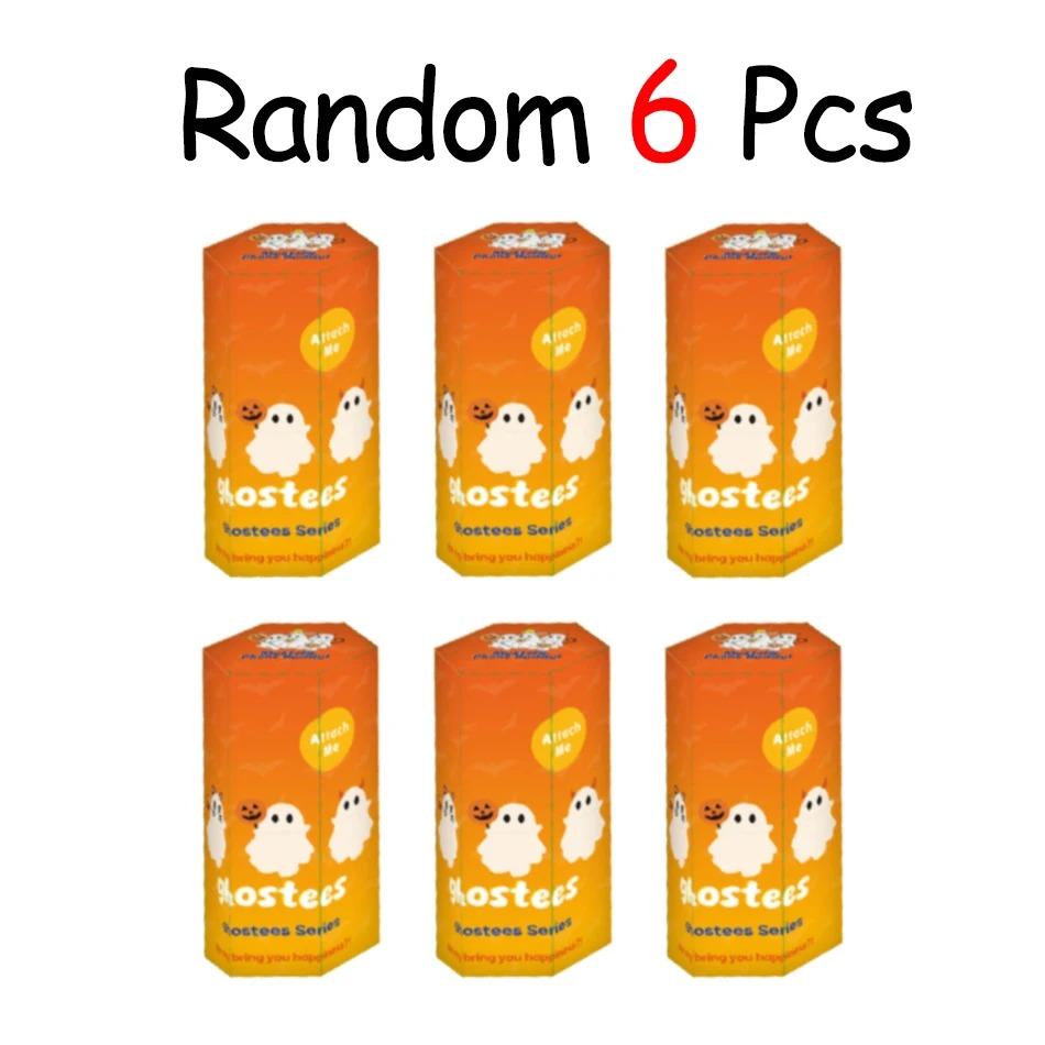 Ghostees Mystery Phone Buddy Cute Halloween Phones Decor Blind Box Collect Hippers Action Figure Mystery Toys Kid Surprise Gifts