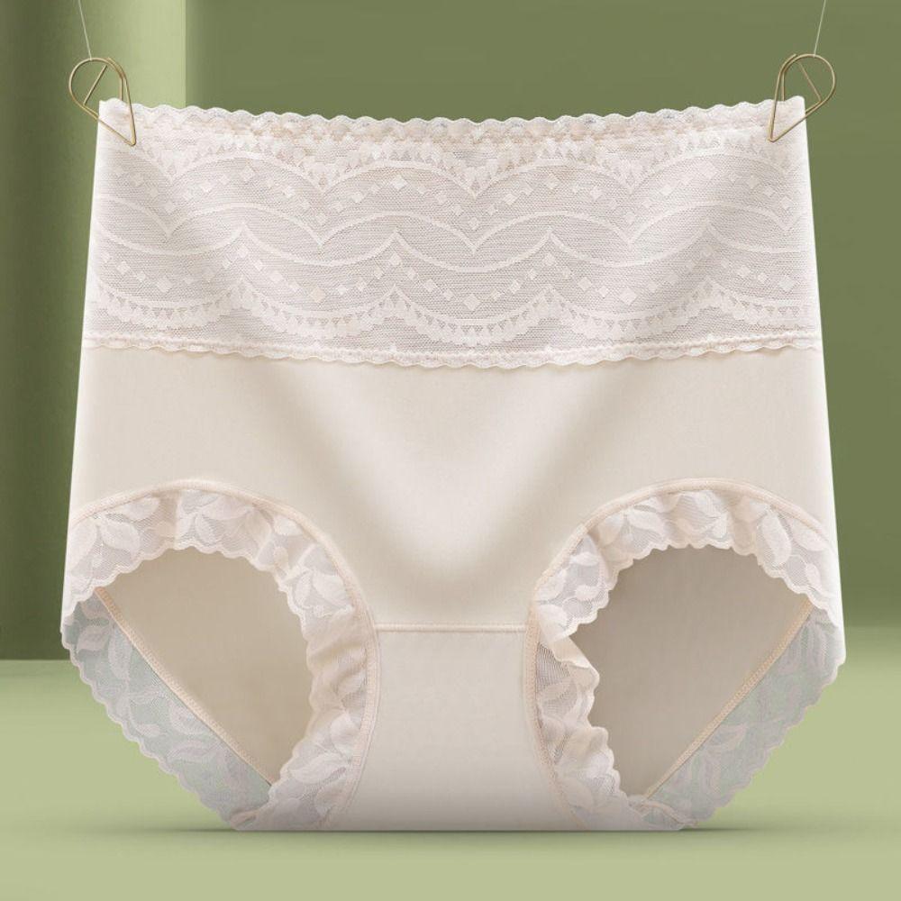 Shapewear Lace Seamless Briefs High Waist Slimming Underpants Tummy Control Underwear  Summer