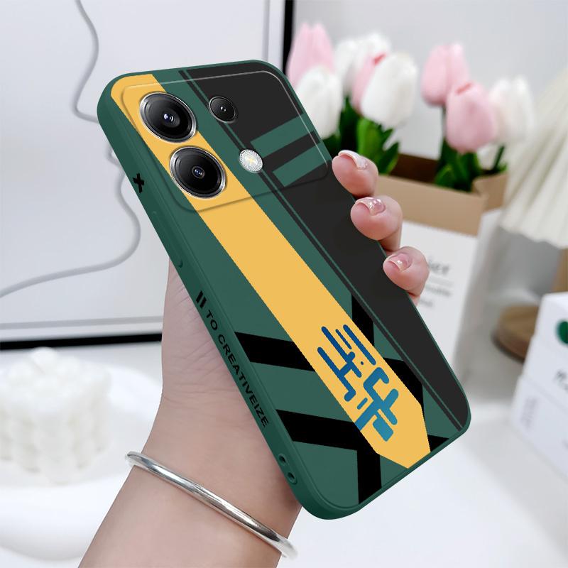 Creative Symbol Phone Case For Xiaomi Poco F7 X7 X6 F6 M6 M5 M5S F5 X5 F4 X4 M4 F3 M3 X3 Pro 4G 5G GT Silicone Cover