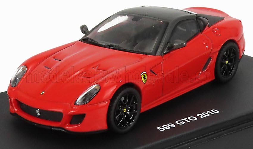 Ferrari Scale Diecast Model Car FERRARI 599 GTO 2010 1/43 (red) [Used]
