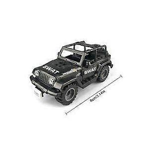 1 Set of Black Man Building Block Model Set City Police Model Building Block Set Children's Toys New