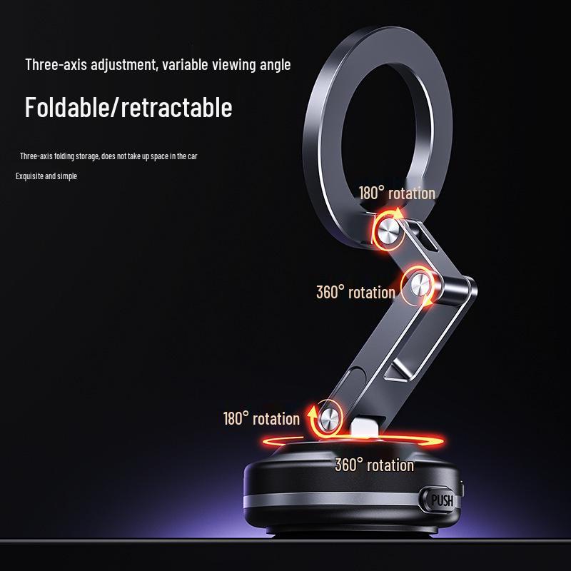 Magnetic Electric Suction Cup Metal Mount for Car Navigation