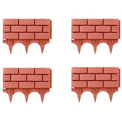 Bordo Giardino 4 Pezzi Profondo 18cm Altezza Per Piantare Facilmente Piante Alte Fioriera 5. Colonna Orizzontale