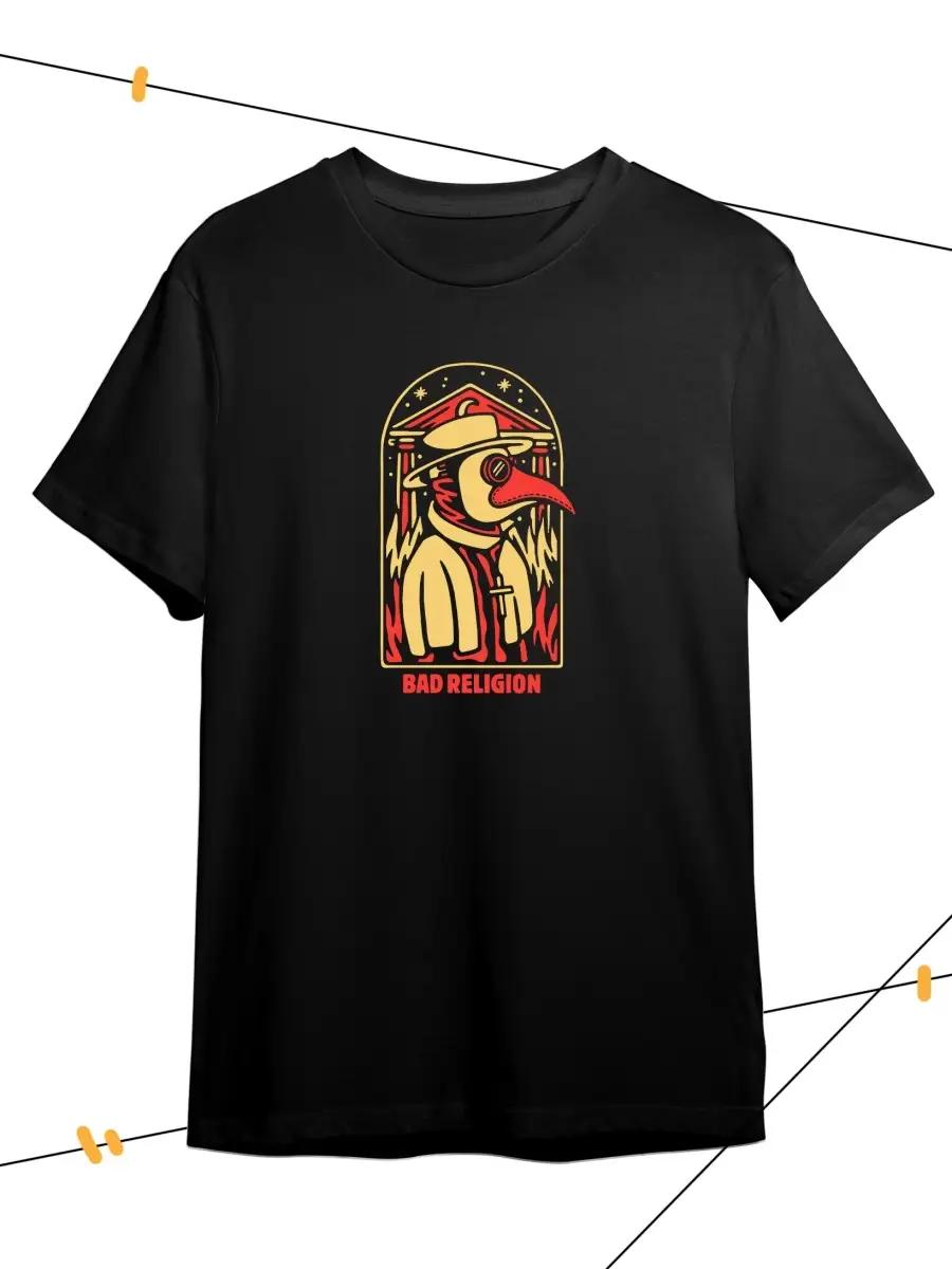 T-shirt Red Machine Cat in helmet XL