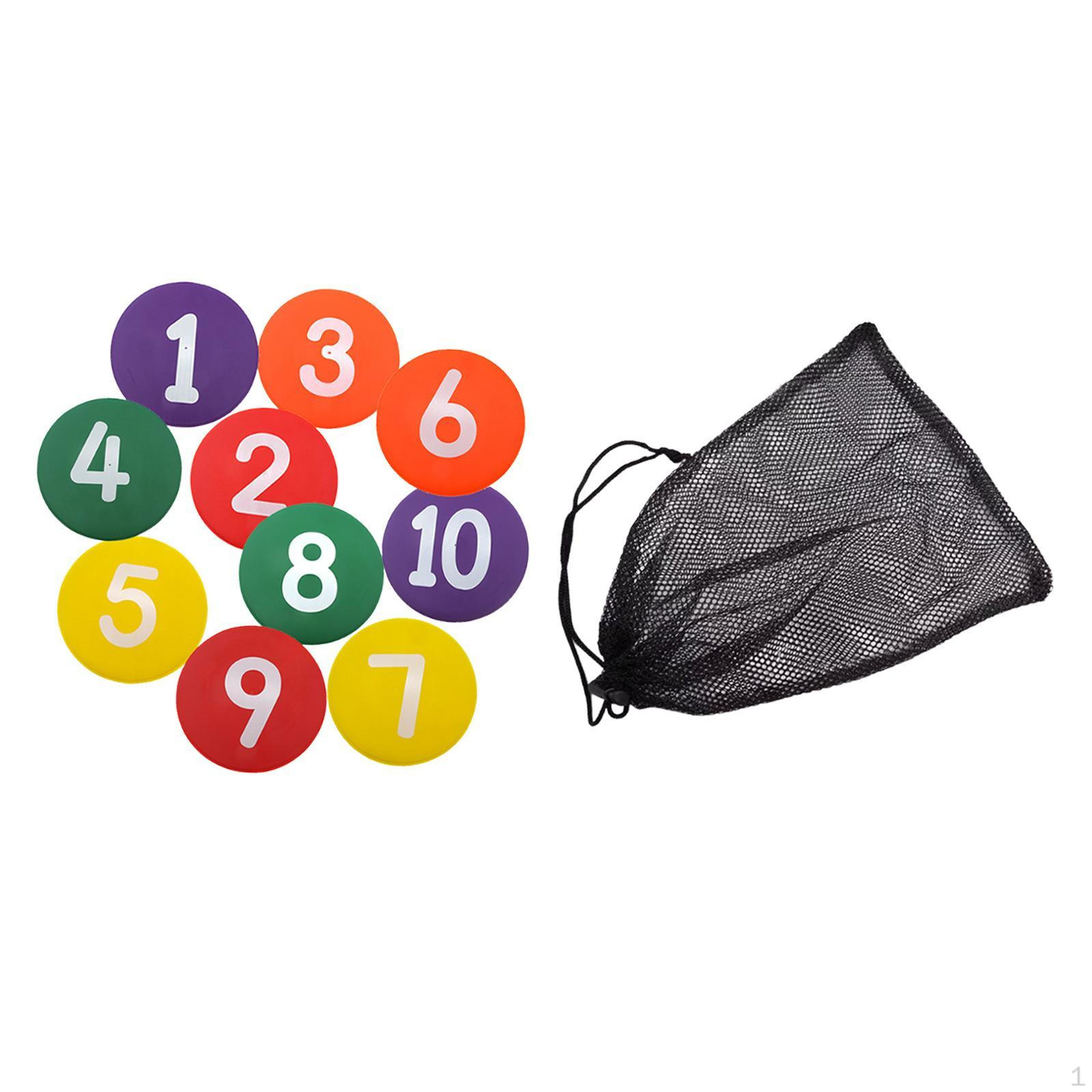 

10 напольных маркеров для тренировок и практических занятий L