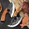 Kitchen Knives Barbecue Cleaver Meat Chop Vegetables Fruit Knife Chef Boning Knives Wood Handle Hand Forge Cooking Slicing Knife