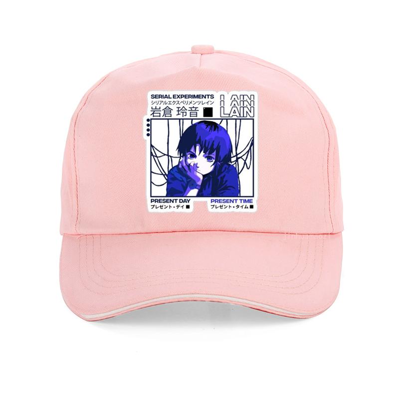 Serial ExperiUnisexts Lain hat Harajuku pop Unisexga Unisex Baseball Cap cool Summer caps for Unisex Adjustable Snapback hats gorras