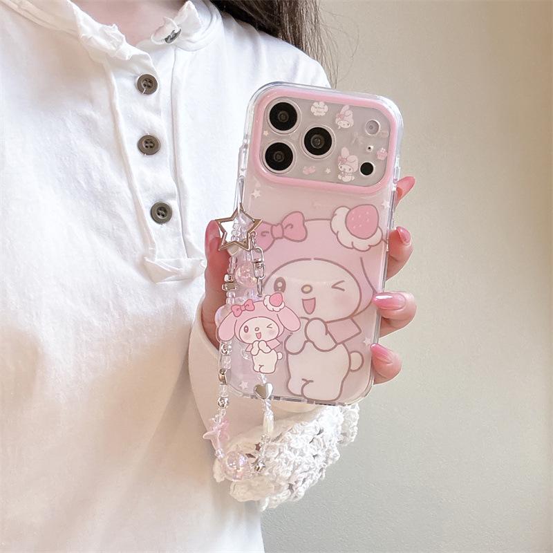 Cinnamoroll Sheep iPhone 17/16 Pro Max/15 Pro Girly Heart Phone Case