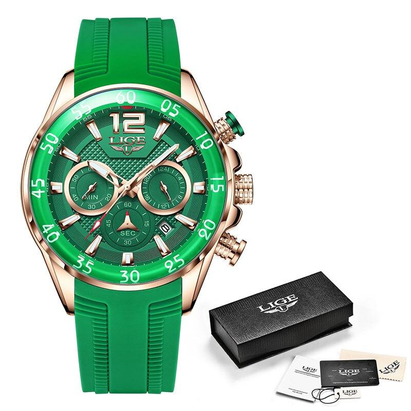 Fashion Men Watches Sport Quartz Watch Man Brand Luxury Wristwatches Chronograph Waterproof Casual Clock Montre Homme