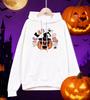 Halloween Wicked Cute Pumpkin Head Print Men Hoodie Hip Hop Loose Streetwear All-Match Fleece Hoody Autumn Multicolor Sportswear