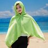 4-in-1 for Swimming Beach Pool Travel Ice Cool Beach Poncho Cover Up, Quick Dry Super Absorbent Oversized Hooded Towel Wrap