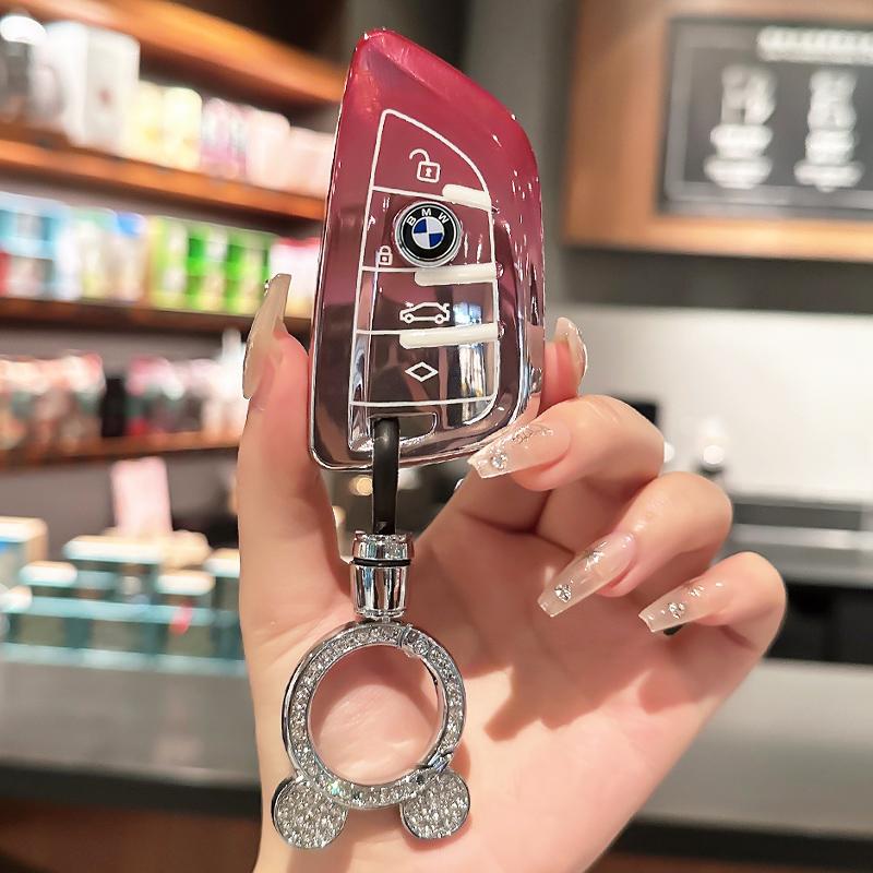 Horké 2025 Módní TPU Kryt na klíče od auta Shell Pro BMW F20 G20 G30 X1 X3 X4 X5 G05 X6 X7 G11 F15 F16 G01 G02 F48 Auto Klíčenka Ac