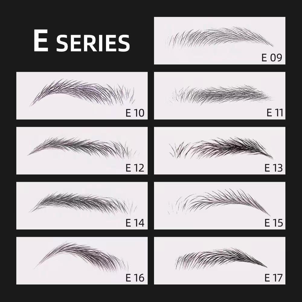3D Semi-Permanent Waterproof Embroidered Eyebrow Tattoo Stickers for Beginners