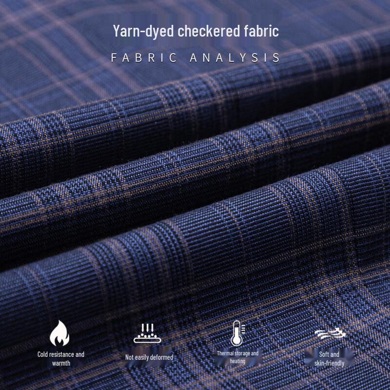 Men's Plaid Stretch Casual Suit Blazer