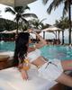 European & American Seaside Vacation Sexy Bikini Three-Piece Swimsuit Set - Pure Desire Style, High-End Hot Spring Swimwear