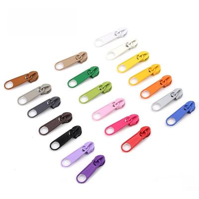 Colorful No. 3 Metal Zipper Pulls for Textile and Clothing