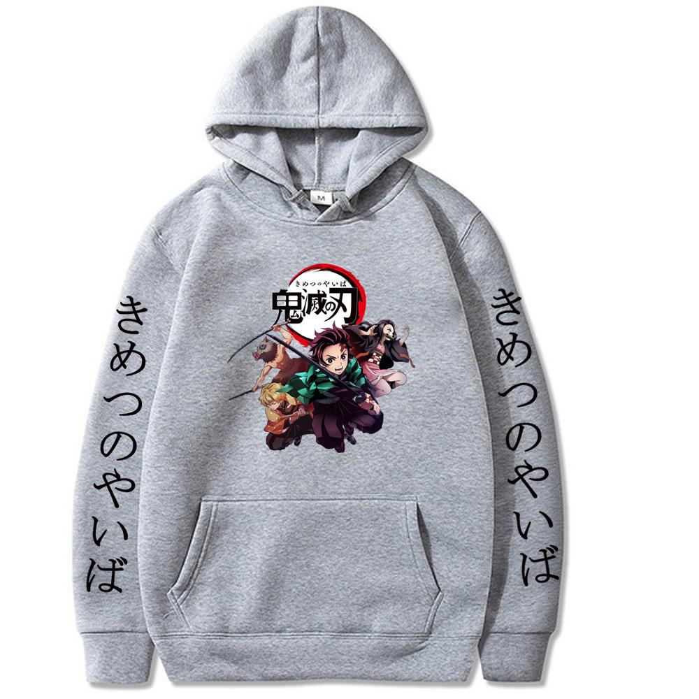 Popular Japanese Anime Autunm Printed Men's Hoodie Brand Hoody Y2K Clothes Vintage Fashion Unisex Long Sleeve