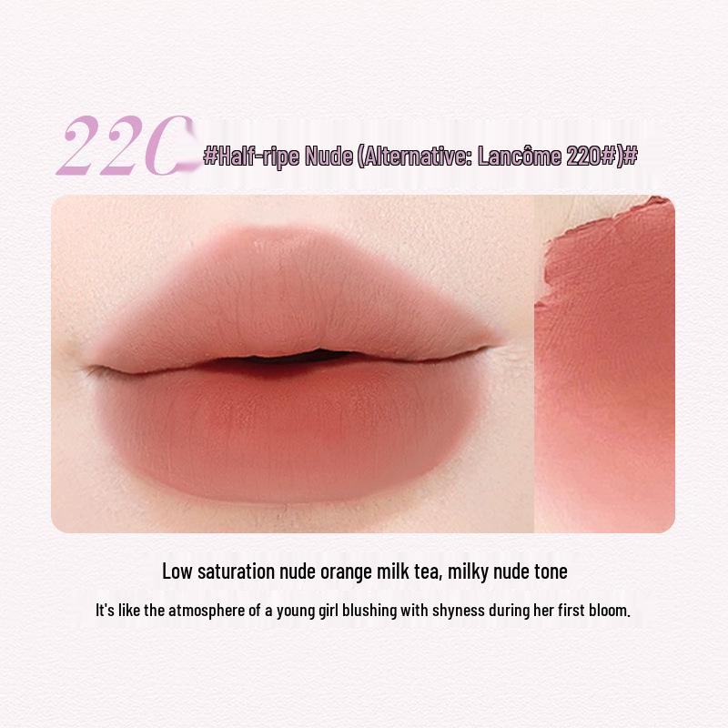 

NOVO Fog Kiss Dual Lip Glaze & Liner: 2-in-1 Matte, Long-lasting Lipstick