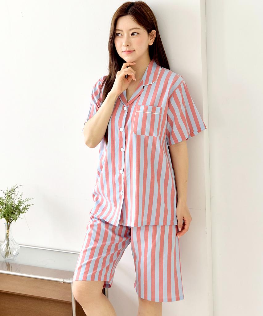 Pingkoko 2115 Skyble Short Sleeve Women'S Pajama Set