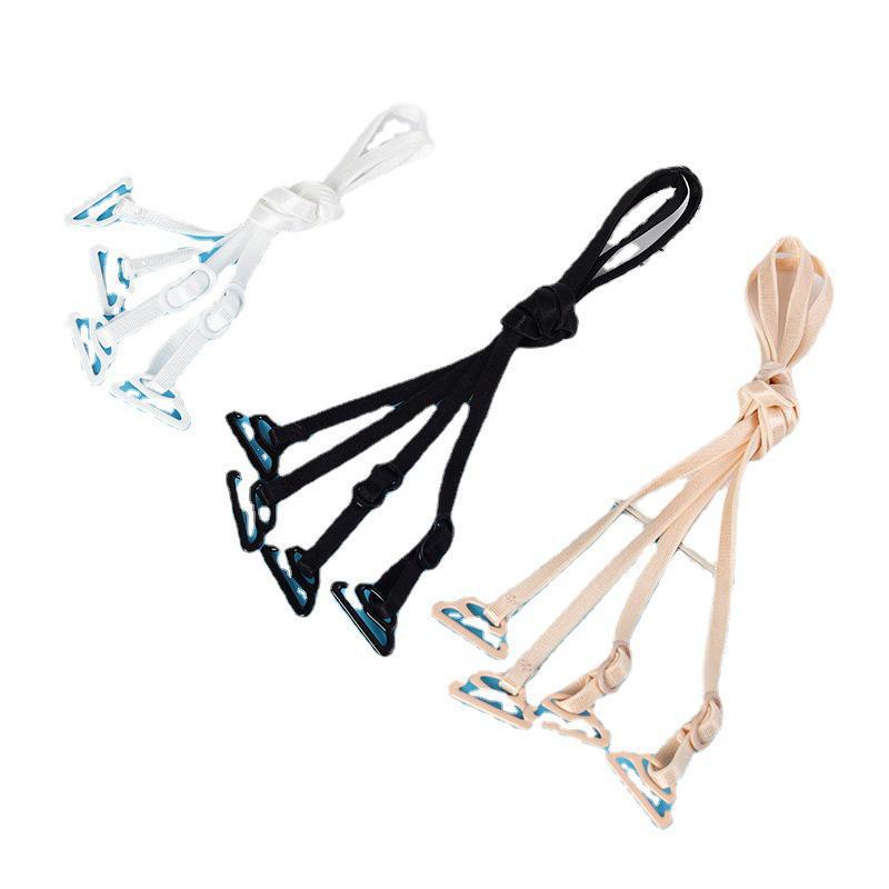 5mm Nylon Unsichtbarer BH mit dünnen, rutschfesten Trägern und elastischer nahtloser Verlängerung für einen schönen Rücken