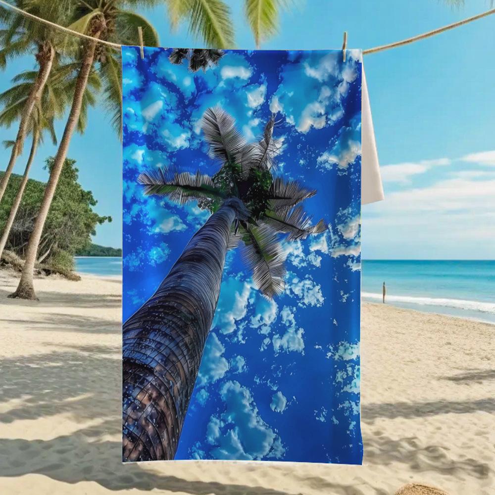 2026 Mermaid Tail Beach Towel Printed Towel Seaside Vacation Absorbent Beach Towel