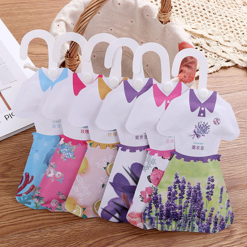 Natural Fragrances Hanging Spices Bag Wardrobe Deodorizing Paper Sachets Aromatherapy Bag Cabinet Air Fresheners