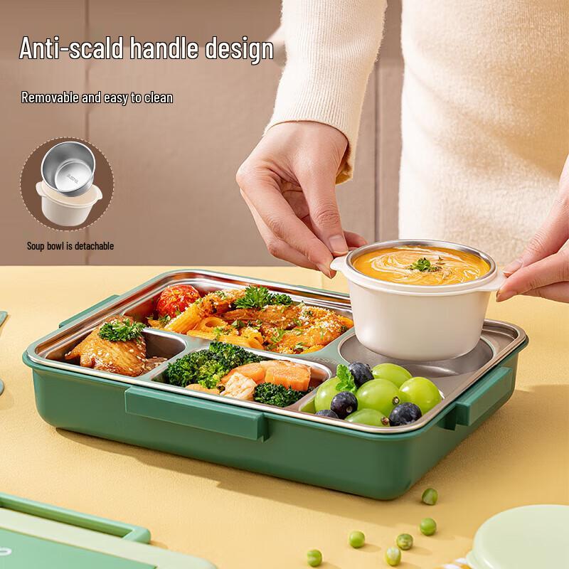 TAFUCO Kids  316L Stainless Steel Lunch Box with Soup Bowl