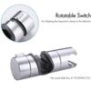 Shower Bracket Shower Rail Holder Adjustable 18~25mm ABS Chrome Shower Head Holder Bathroom Accessories Universal