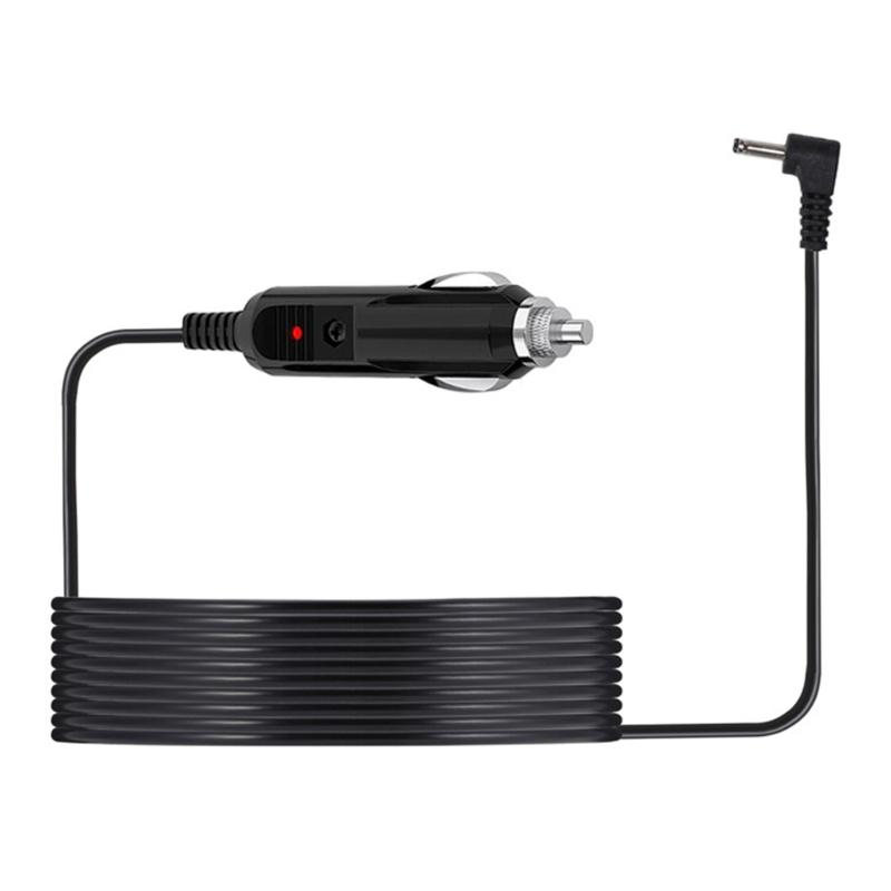 ABS Car Charging Cable Car Detectors Power Cord 12V 2A Output With LED Power Light And Quick Connecting Interfaces