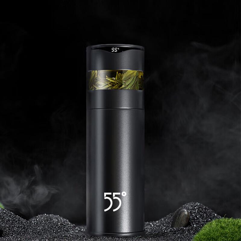 Hongpa Smart 55°C Tea Infuser Insulated Mug with LED Display