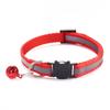 Reflective Breakaway Cat Collar Neck Ring Necklace Safety Elastic Adjustable with Bell Pet Products Kitten Collar Accessories