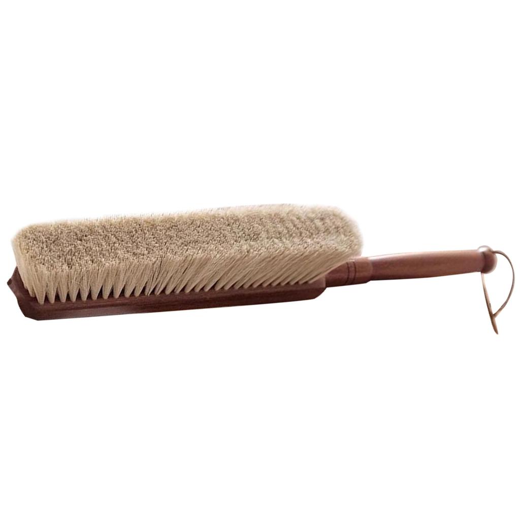 Wooden Dust Brush Soft Dense Hand Broom Brush for Counter Bed Sofa Car Clothes Household Cleaning