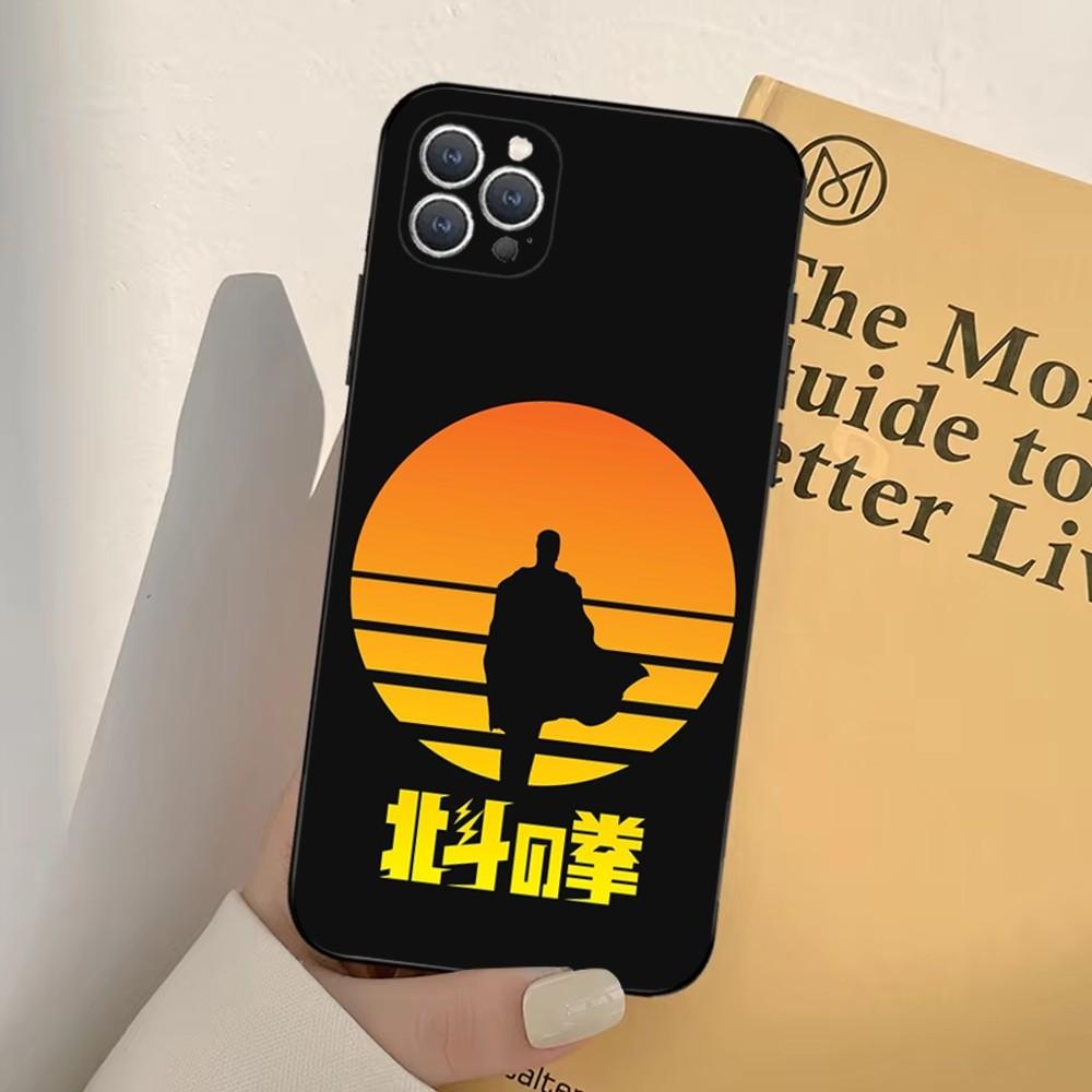 

Чехол для телефона Hokuto no Ken для iPhone 16,15,14,13,12,11,Pro,X,XS,Max,XR,Plus,Mini Мягкий черный чехол iPhone12mini