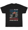 I'm A Dad Grandpa and a Veteran Nothing Scares Me US Flag T-Shirt Unisex Gift