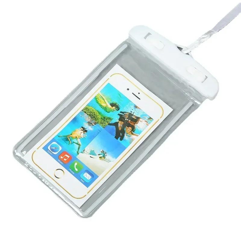 Waterproof Phone Pouch Drift Diving Swimming Bag Underwater Dry Bag Case Cover For Phone Water Sports Beach Pool Skiing 6.7 Inch