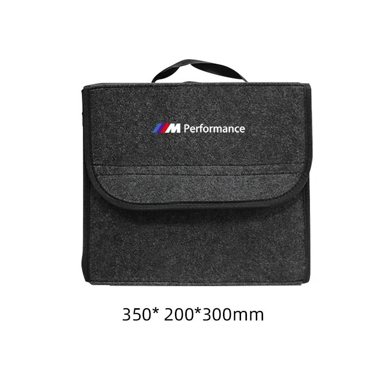 1 pièce Sac Organisateur Souple en Feutre pour Voiture Boîte de Rangement Pliable pour Coffre de Voiture Pour BMW M E46 E90 E60 F30 F10 E39 E36 F20 G30 G20 E87 E92 E91 E30
