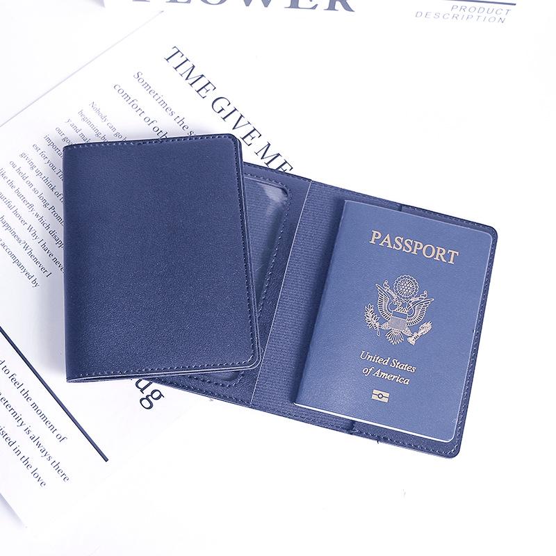 Customizable Logo Passport Holder: Travel Document Organizer and Ticket Cover