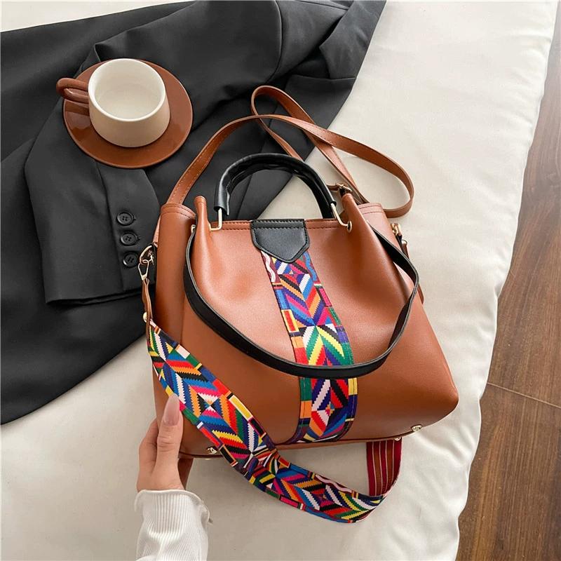 Women's Bag 2025 Summer New European and American Fashion Four-piece Set Mother and Child Bag Portable Shoulder Messenger Bag Bucket Tote Bag