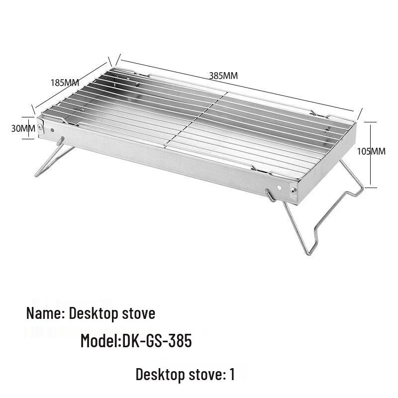 Zhishi Outdoor Smokeless Charcoal BBQ Grill