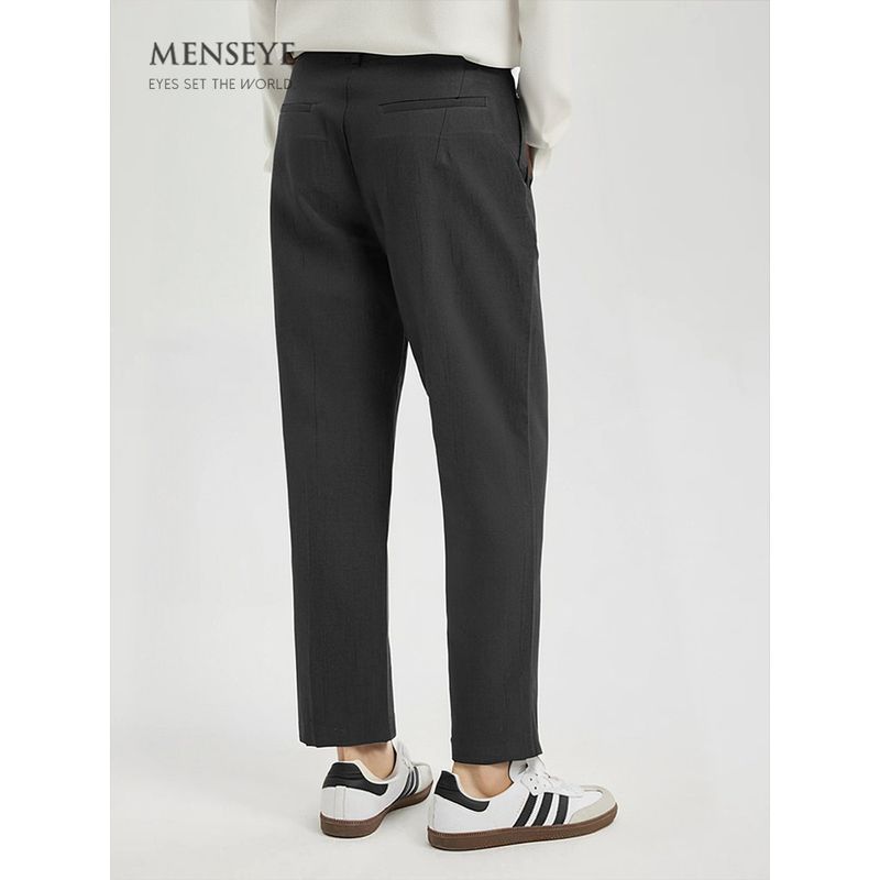 Menseye Men's Casual Pants, Japanese Style, Loose Fit, Slimming, Versatile