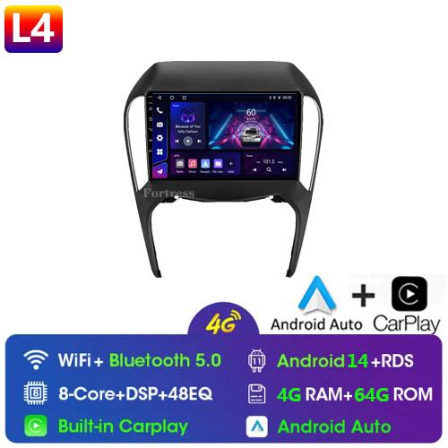 For Chery Arrizo 5 2010-2022 IPS QLED Android 14 Car Radio Video Auto 4G+WIFI Multimedia Stereo Screen Carplay Navigation