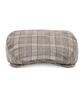 Eondeokeonteulolseutyudio Autumn Check Pattern Beret Drive Hunting / Check / Brush Grey