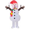Christmas Inflatable Costume: Tree, Polar Bear, Moose, Snowman, Santa Claus for Stage Performance or Party.